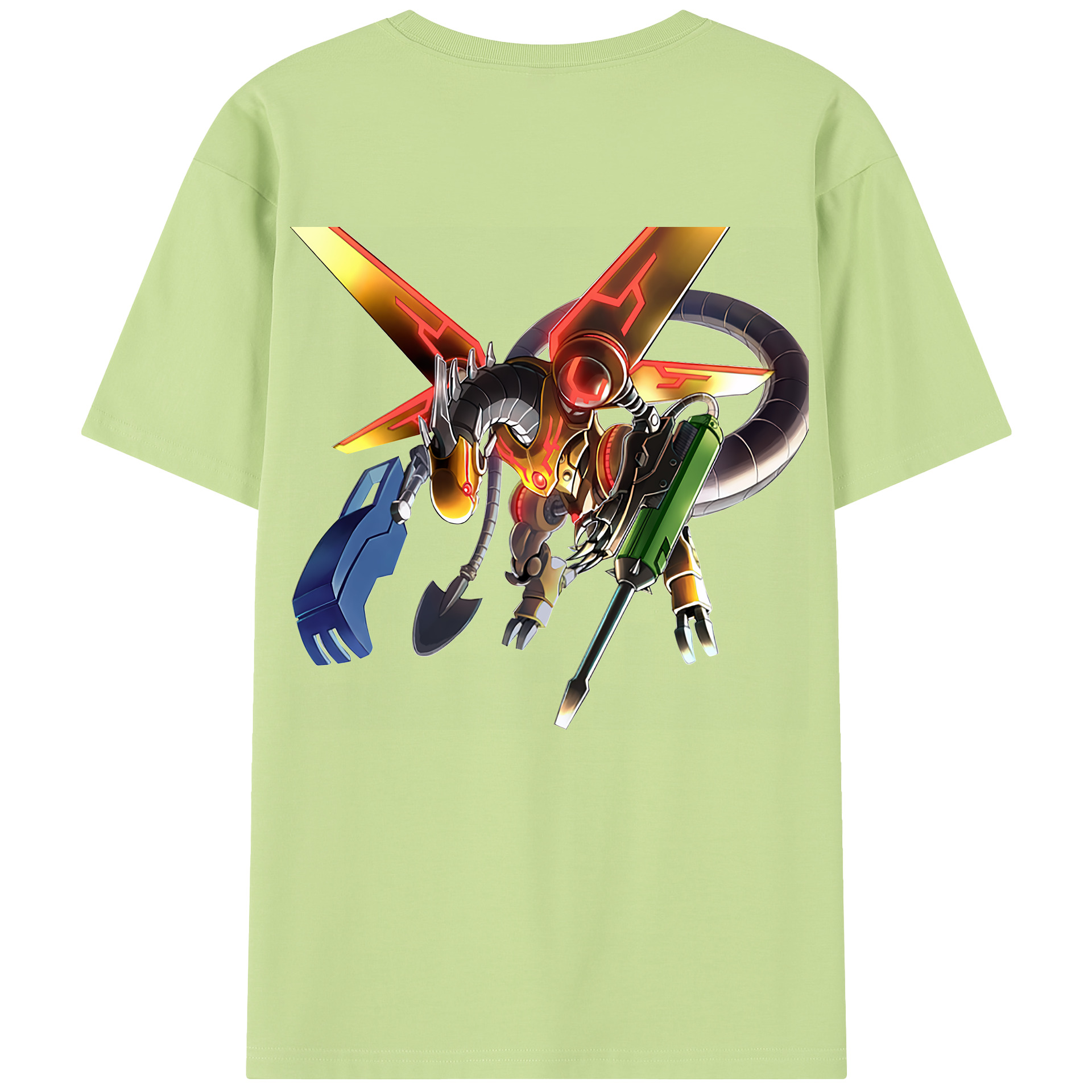（画像用） 遊☆戯☆王 Yu-Gi-Oh! 綿100％半袖Tシャツ（背面プリント）